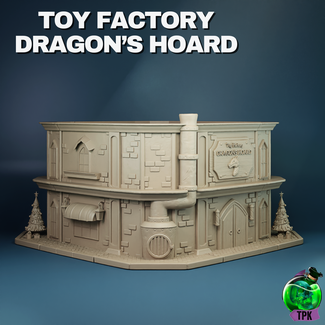 Toy Factory Terrain | Tabletop Gaming Mini | TPKLab - Tattles Told 3D