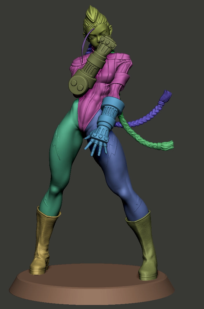 1:12 Close-Combat Fighter | 3D Printed Resin Garage Kit Figure | CA 3D Studios