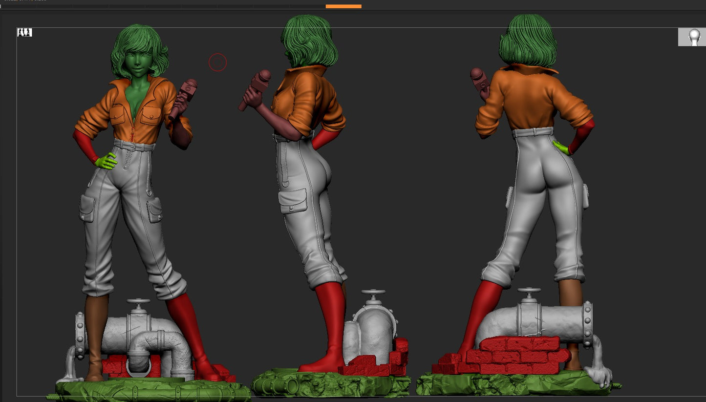 1:12 City Reporter | 3D Printed Resin Garage Kit Figure | CA 3D Studios