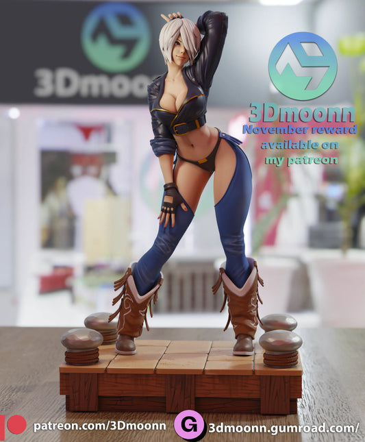 1:12 Fighter Angel | Resin Garage Kit | 3Dmoonn