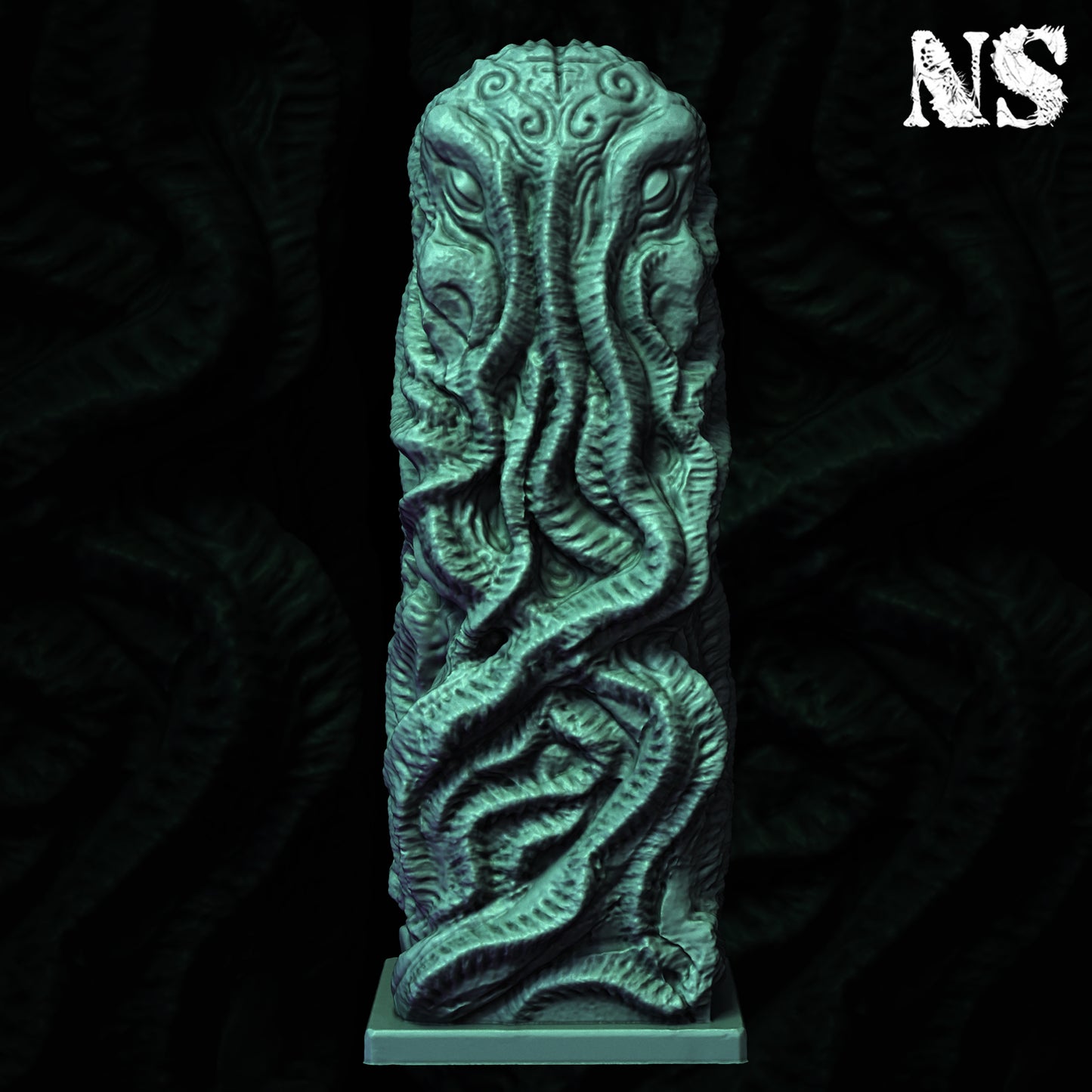 Cult of Cthulhu Effigy 130mm | Cultist, Lovecraft, Elder God | D&D Cosmic Horror Fantasy | NS Miniatures