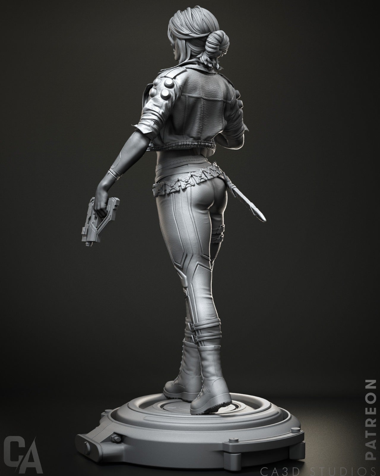 1:12 Cyber Hunter | Resin Garage Kit Figure Game Fan Art | CA 3D Studios