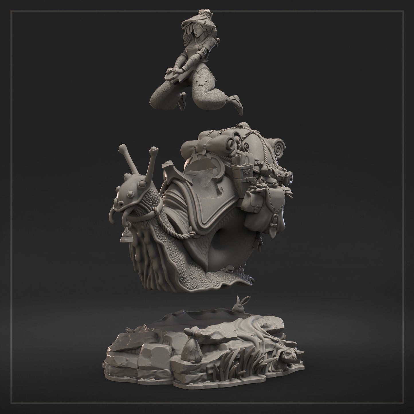 Luma | Tabletop or Display Scale | D&D TTRPG Fantasy Miniature | Dungeons and Maidens