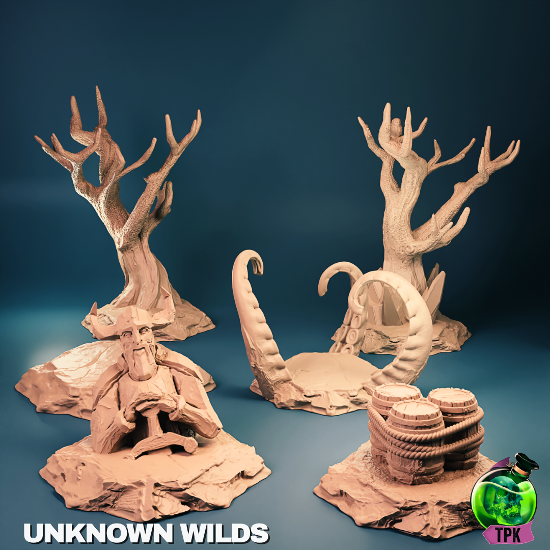 Unknown Wilds Scatter | Tabletop Gaming Mini | TPKLab - Tattles Told 3D