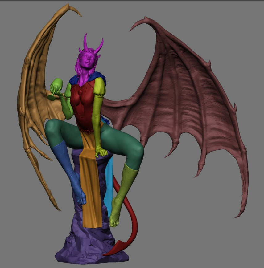 1:12 Infernal Pact Maker | 3D Printed Resin Garage Kit Figure | CA 3D Studios