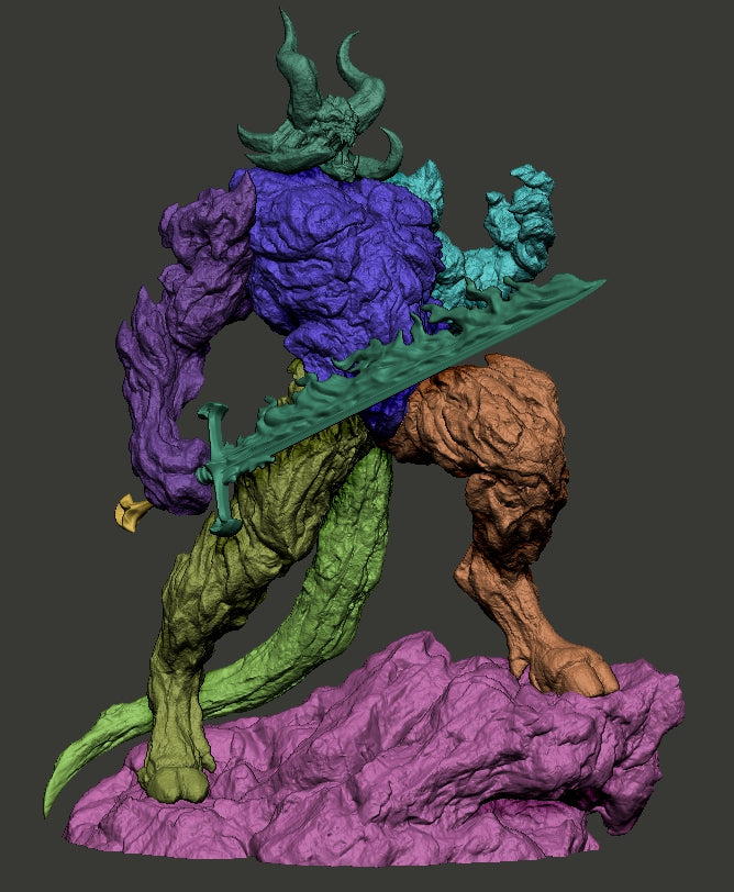 1:12 Norse Fire Giant Surtur | 3D Printed Resin Garage Kit Figure | CA 3D Studios