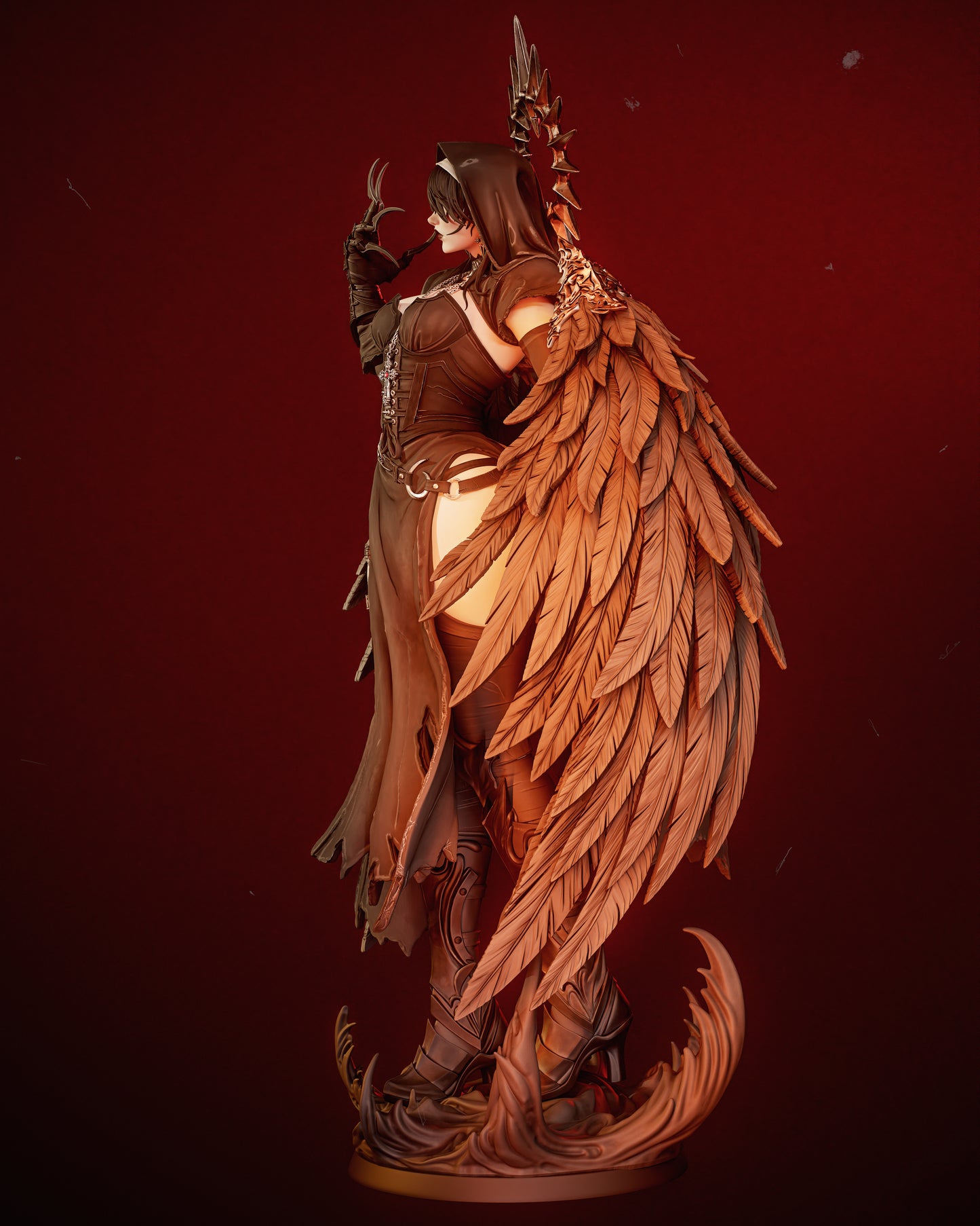 1:12 Corrupted Nun | 3D Printed Resin Garage Kit Figure | CA 3D Studios