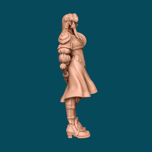 Abby, a peace cleric | TTRPG D&D Miniature | Awkward Penguin Minis