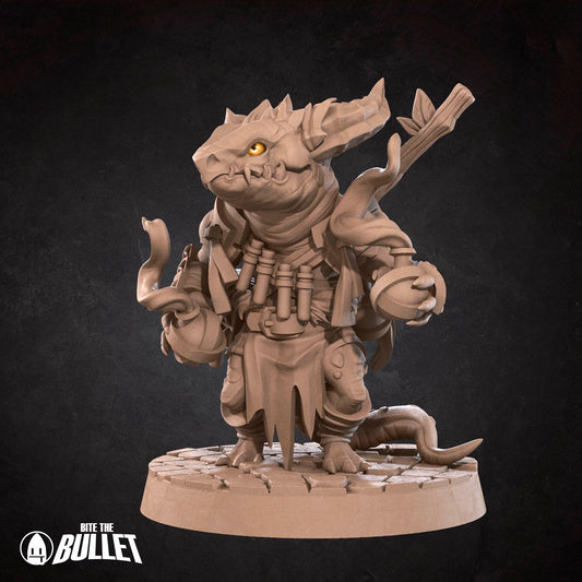 Kobold Alchemist | D&D TTRPG Miniature | Bite the Bullet