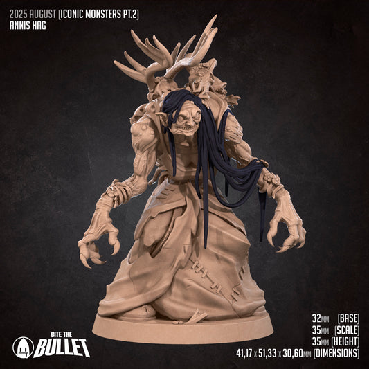 Annis Hag | D&D TTRPG Miniature | Bite the Bullet