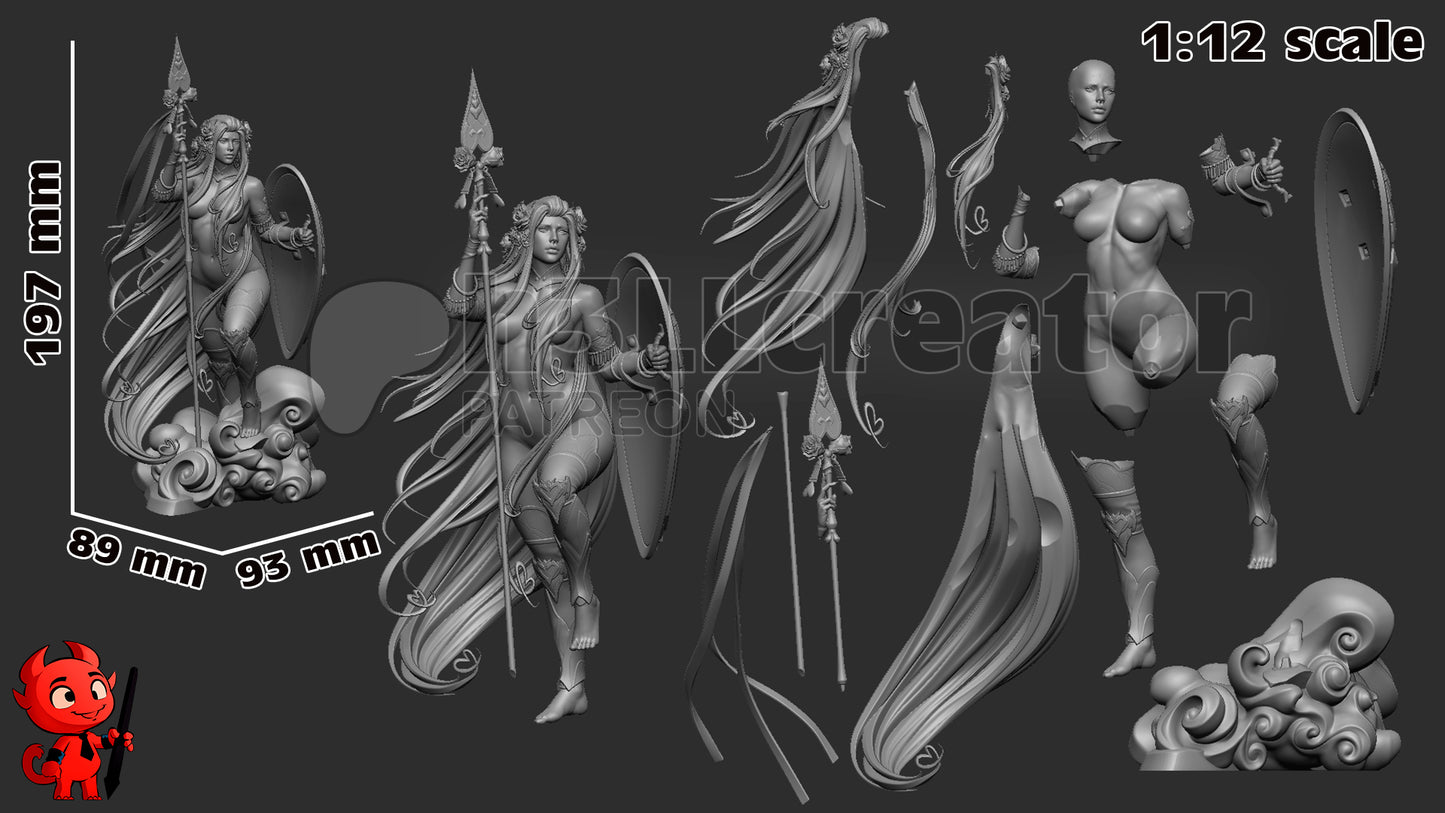 1:12 Aphrodite | Resin Garage Kit Figure Greek Myth | h3LL creator