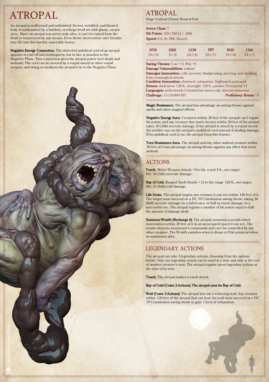 Atropal | D&D TTRPG Monster Miniature | Yasashii Kyojin Studio