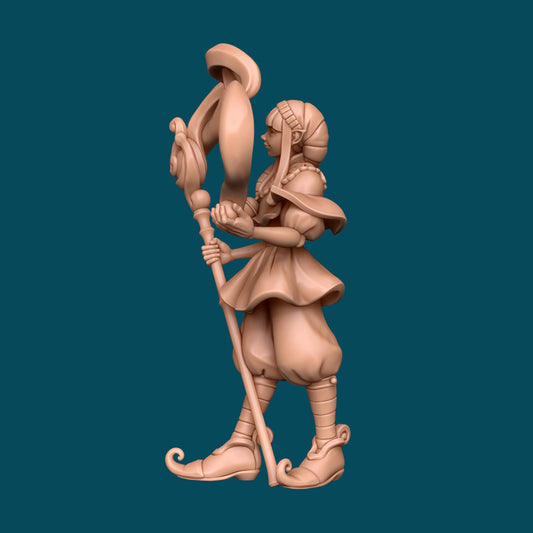 Verdi, A Court Magician | D&D TTRPG Miniature | Awkward Penguin Minis