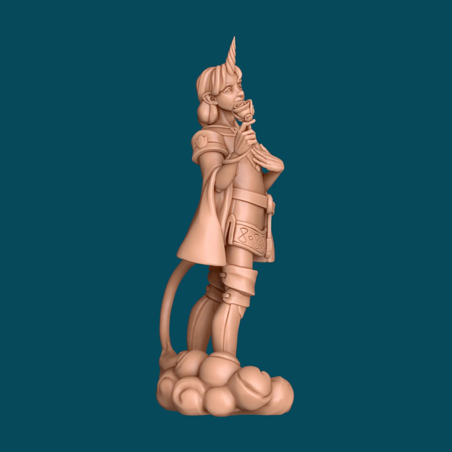 Alber, a Unicorn Boy | TTRPG D&D Miniature | Awkward Penguin Minis