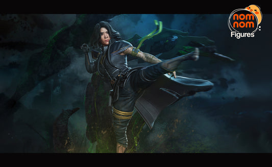 Steadfast Grace | Resin Garage Kit Figure Game Fan Art | Nomnom Figures