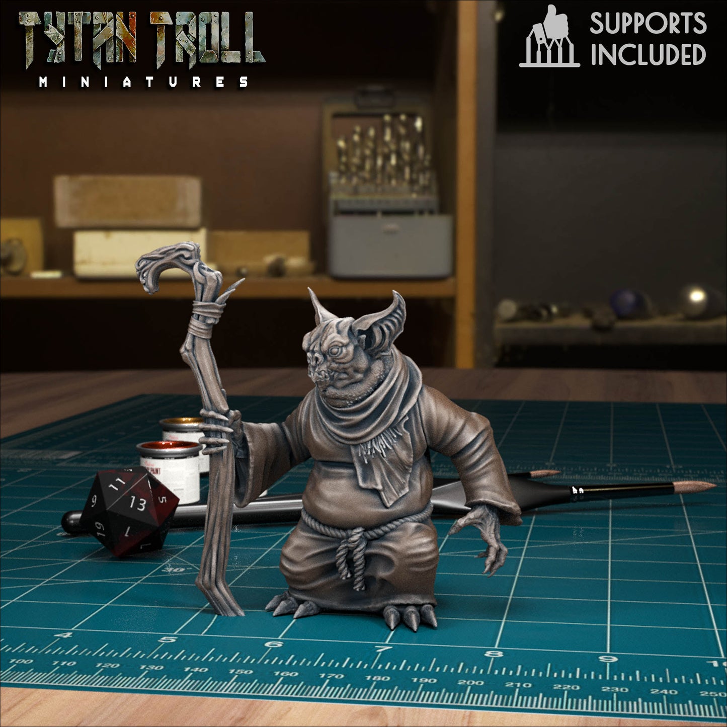 Batfolk, Werebats, Vampires | D&D TTRPG Mini | TytanTroll Miniatures