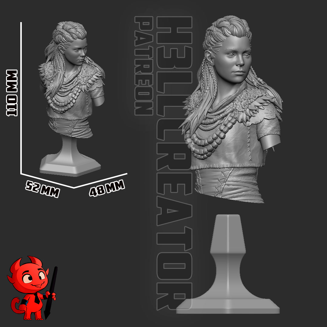 1:10 Machine Huntress | Resin Garage Kit Figure Game Fan Art | h3LL creator