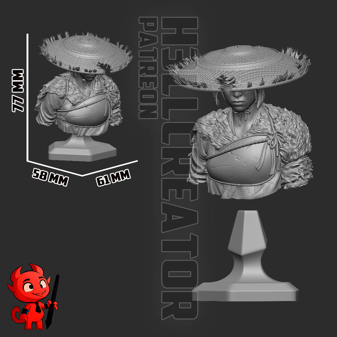 1:12 Wandering Blade | Resin Garage Kit Figure Game Fan Art | h3LL creator