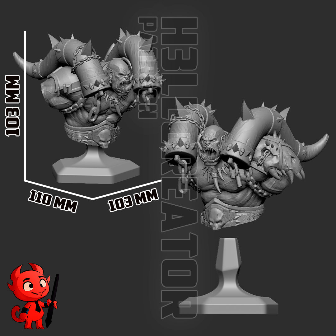1:12 Son of Hellscream | Resin Garage Kit Figure Game Fan Art | h3LL creator