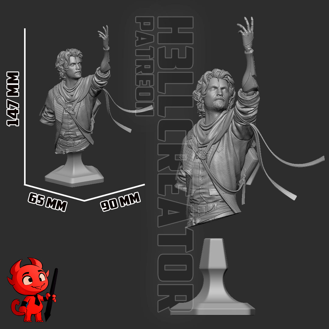 1:12 Expedition Engineer | Resin Garage Kit Figure Game Fan Art | h3LL creator