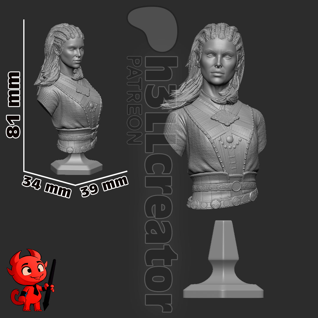 1:12 Verdant Harper | Resin Garage Kit Figure Game Fan Art | h3LL creator