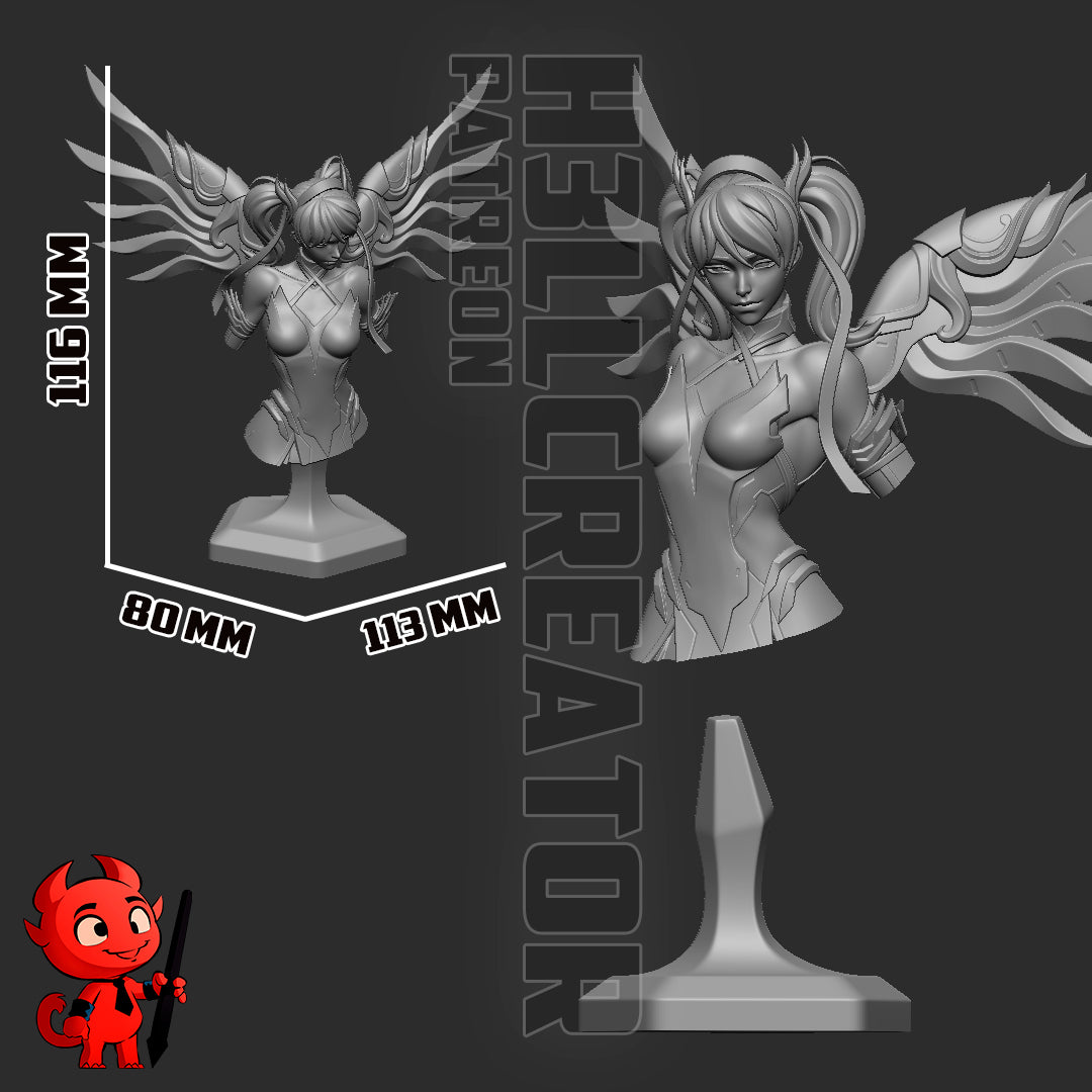 1:12 Radiant Healer | Resin Garage Kit Figure Game Fan Art | h3LL creator