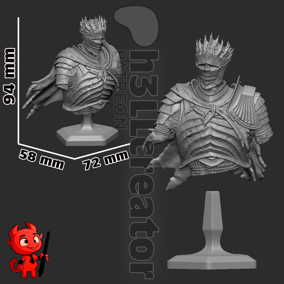 1:12 Final Flamebearer | Resin Garage Kit Figure Game Fan Art | h3LL creator