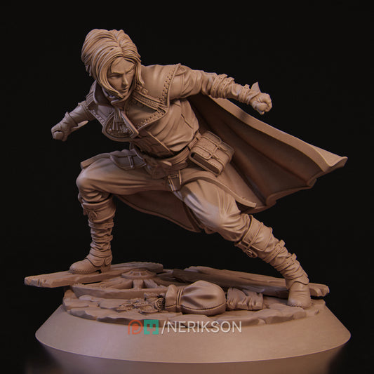 Halfling Rogue 2025 Update | Tabletop and Display Figure | D&D TTRPG Fantasy Model | Nerikson
