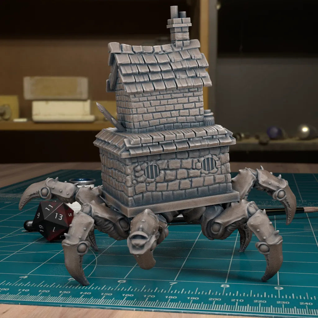 Crawling Hut, Building, Terrain | D&D TTRPG Mini | TytanTroll Miniatures