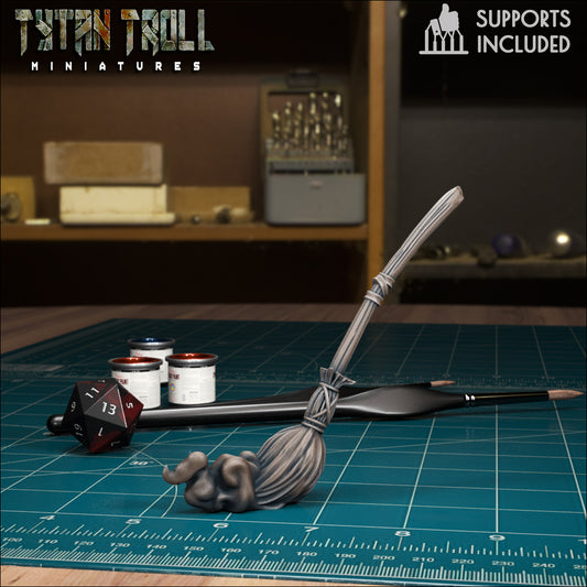 CoS Enchanted Brooms | D&D TTRPG Mini | TytanTroll Miniatures