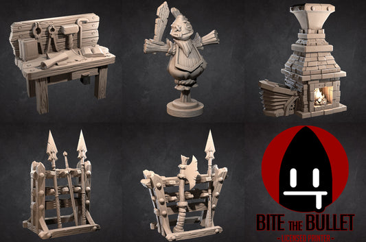Blacksmith Pack | D&D Pirate Scatter Scenery | Bite the Bullet