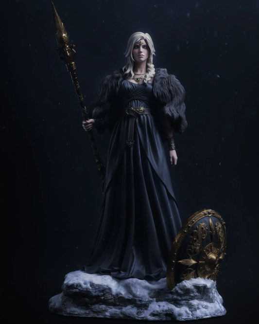 1:12 Norse Goddess of Love and War, Freya | Resin Garage Kit Mythology | CA 3D Studios