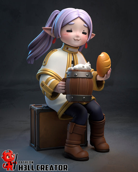 1:12 Happy Little Mage | Resin Garage Kit Figure Game Fan Art | h3LL creator