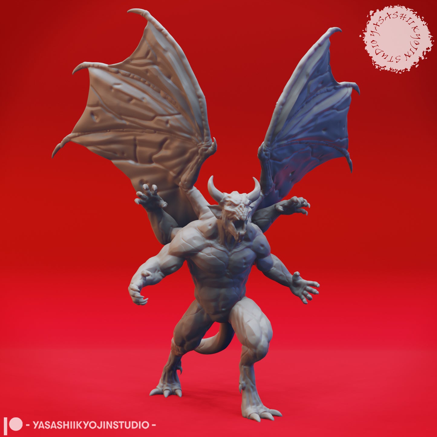 Gargoyles | D&D TTRPG Monster Miniature | Yasashii Kyojin Studio