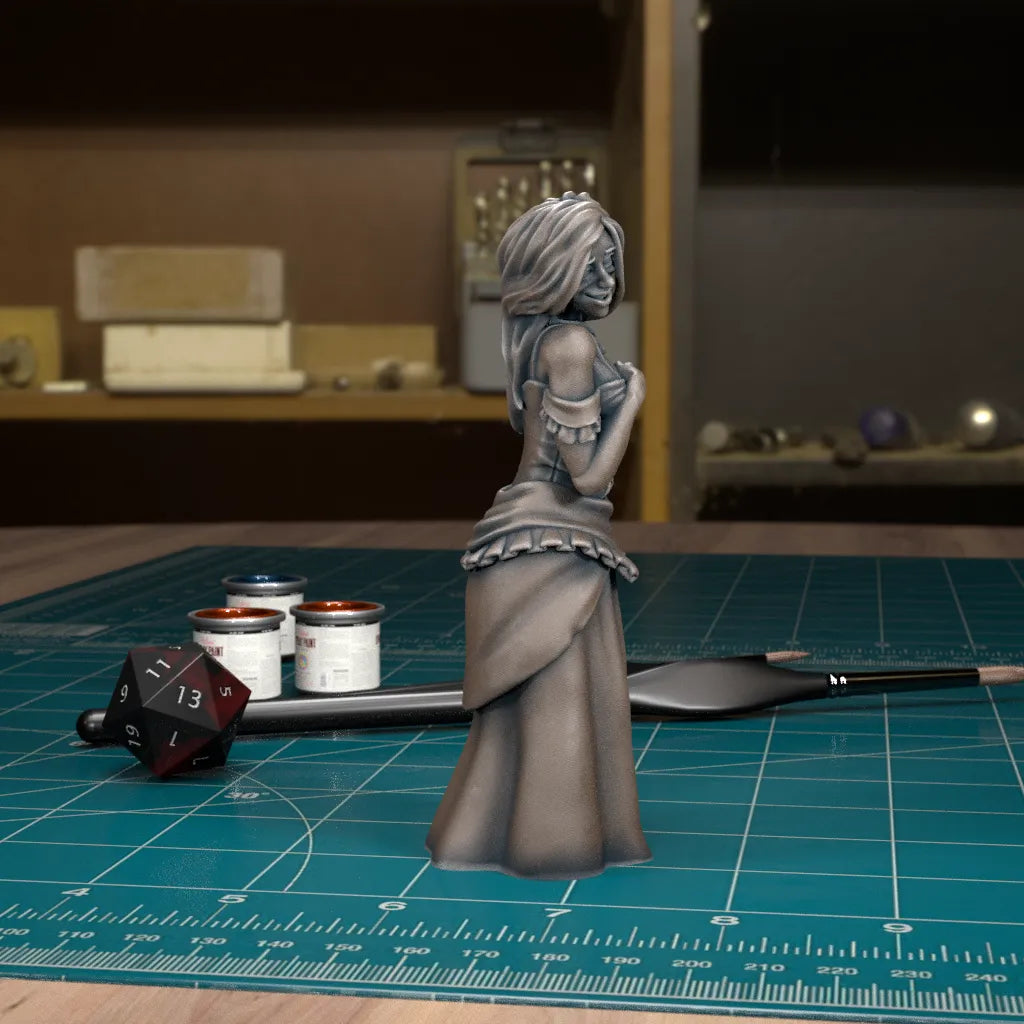 CoS Helga Ruvak | D&D TTRPG Mini | TytanTroll Miniatures