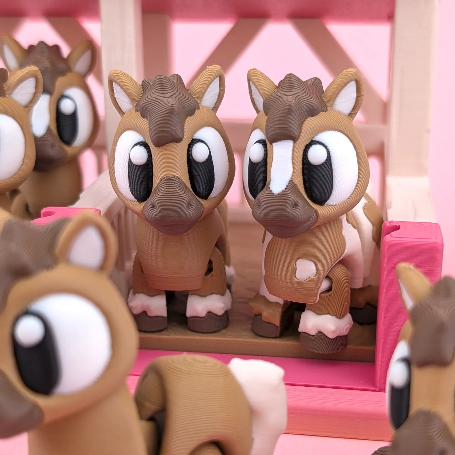Flexi Horses & Stable Playset | 3DGOB - Tattles Told 3D