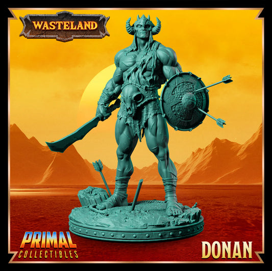 Gladiator Donan | Wasteland | Tabletop Scale | TTRPG D&D Miniature | Primal Collectibles