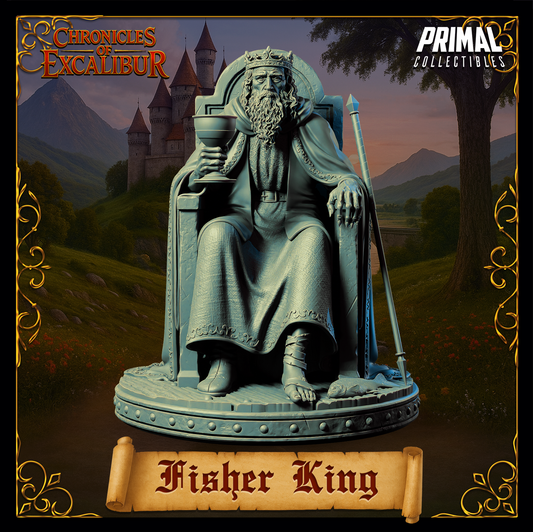 King Fisher King | Chronicles of Excalibur | Tabletop D&D Miniature | Primal Collectibles
