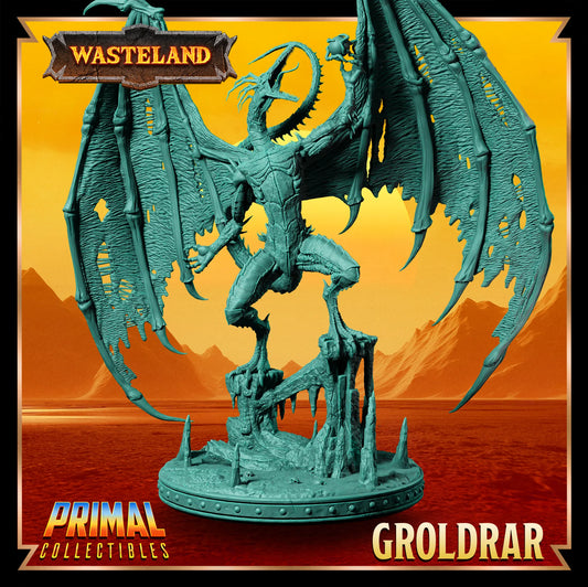 Sorcerer King Groldrar | Wasteland | Tabletop Scale | TTRPG D&D Miniature | Primal Collectibles