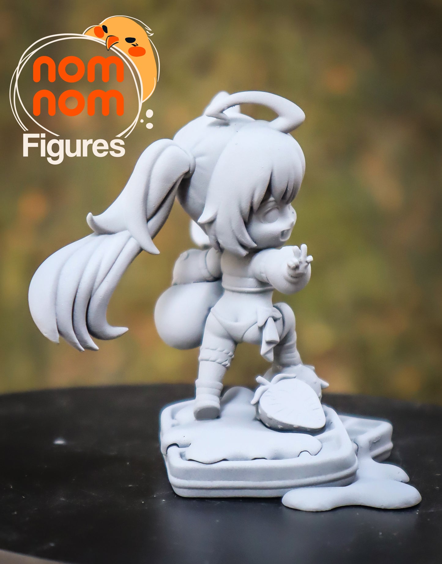 Chibi Cheeky Sweetheart | Resin Garage Kit Figure Anime Fan Art | Nomnom Figures