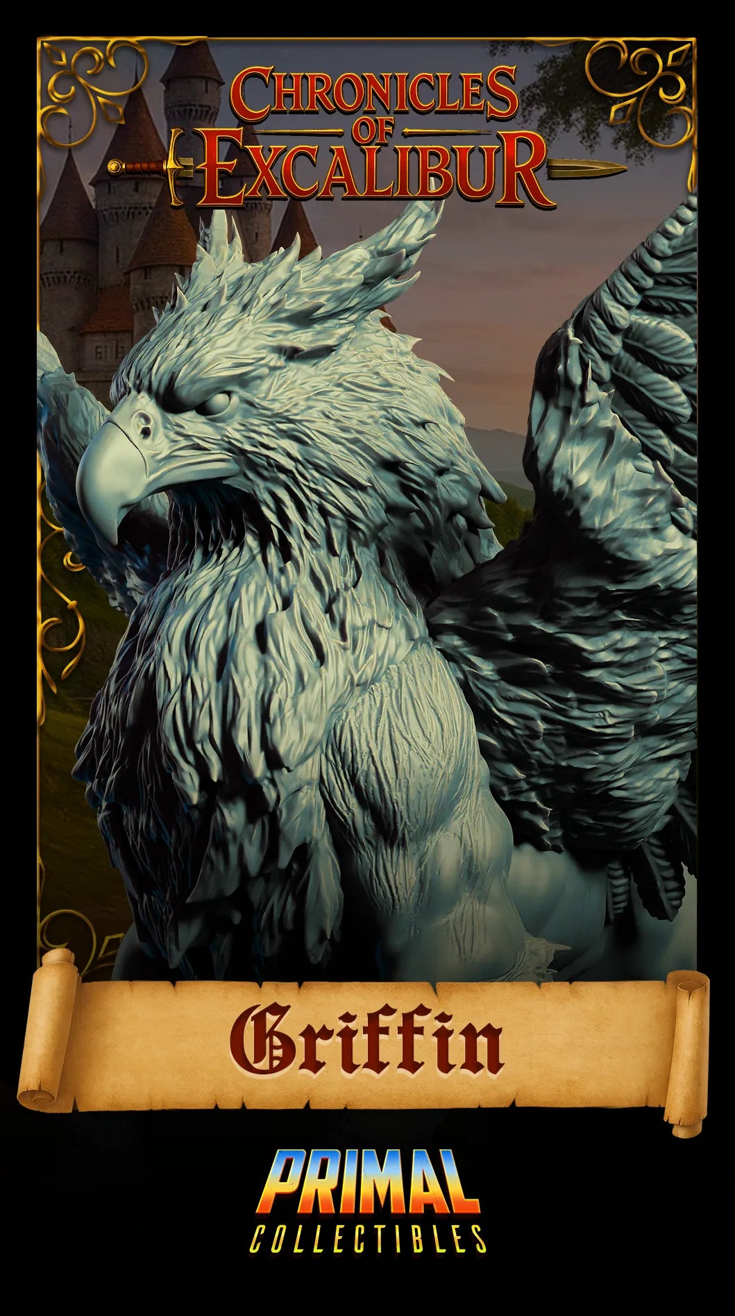 Griffin | Chronicles of Excalibur | Tabletop D&D Miniature | Primal Collectibles