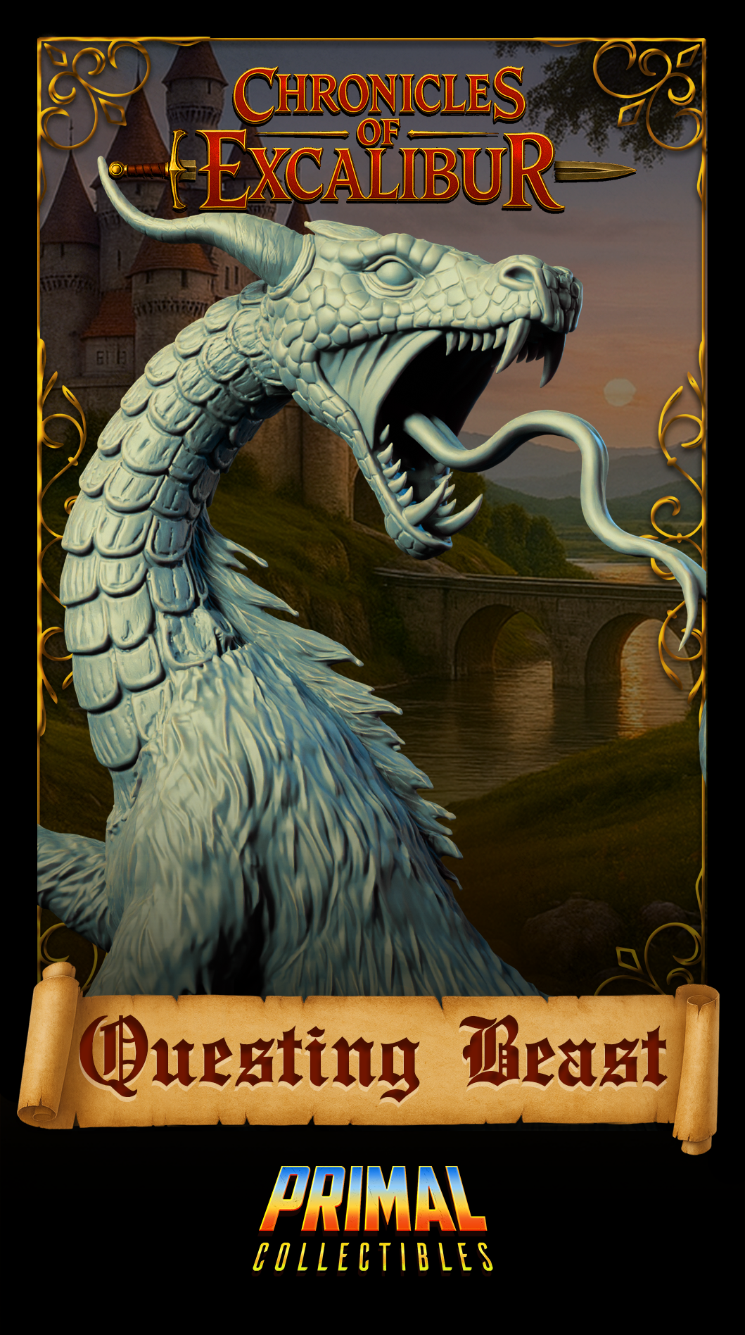 Creature Questing Beast | Chronicles of Excalibur | Tabletop D&D Miniature | Primal Collectibles