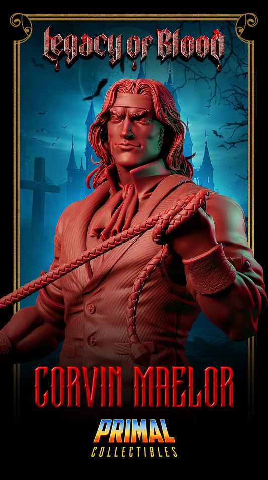 Hunter Corvin Maelor | Legacy of Blood | Tabletop D&D Miniature | Primal Collectibles