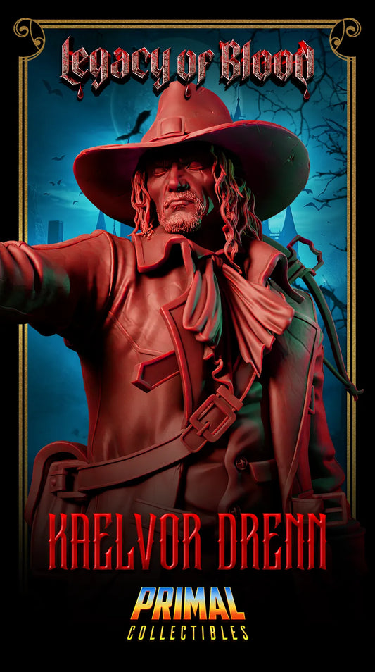 Hunter Kaelvor Drenn | Legacy of Blood | Tabletop D&D Miniature | Primal Collectibles