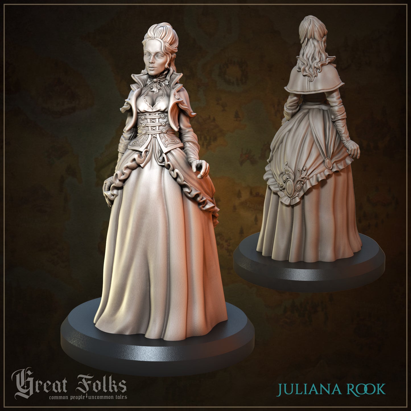 Great Folks, Part 1 | NPCs, Villagers, Nobles, Orphans, Criminals | Tabletop Gaming Miniatures Collection | Great Grimoire