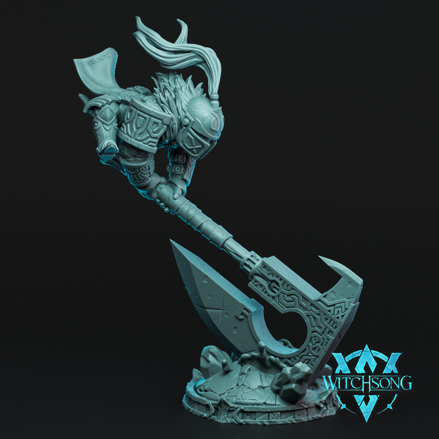 Knight of Stature Action | Mini or Bust | Monster Miniature Statue | Witchsong Miniatures