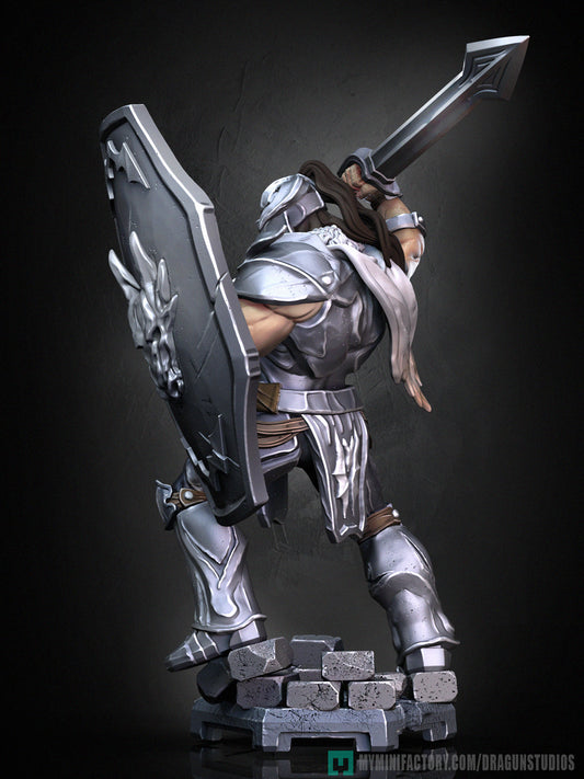 Battler Knight | D&D TTRPG Miniature | Dragun Studios