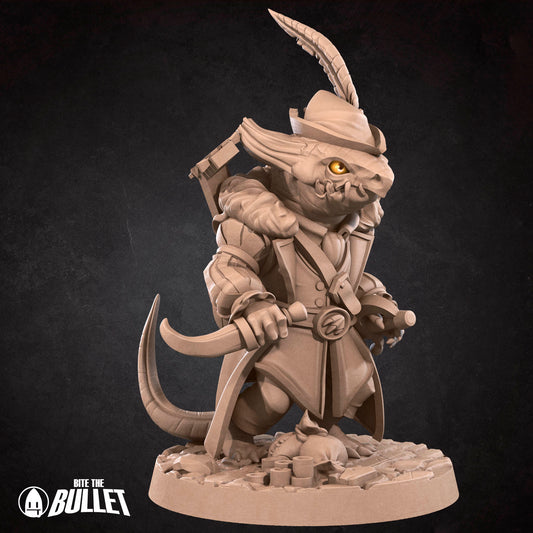 Kobold Minstrel | D&D TTRPG Miniature | Bite the Bullet