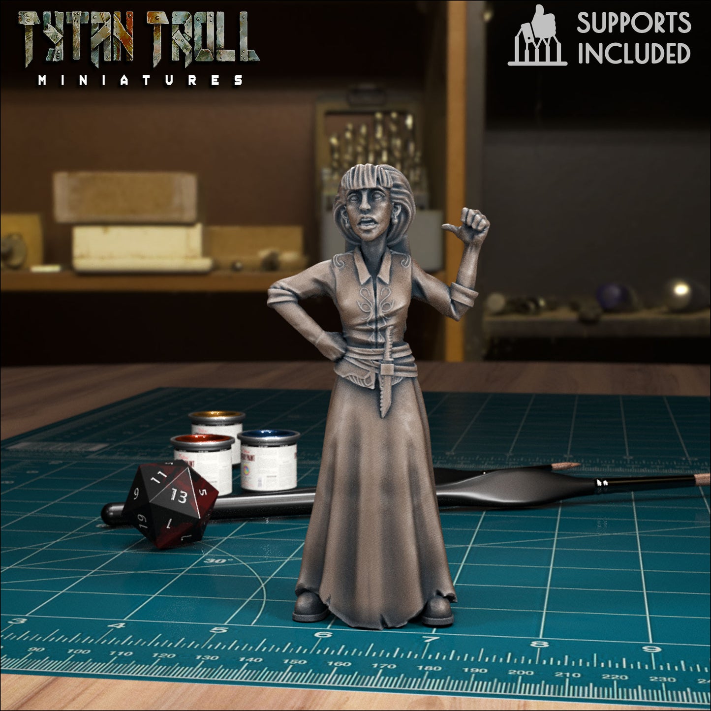 CoS Mirabel | D&D TTRPG Mini | TytanTroll Miniatures