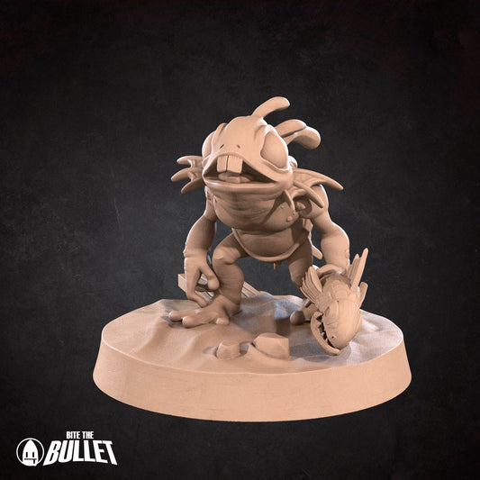 Realm of Bulletcraft, Murloc Trickster | D&D Pathfinder TTRPG Miniature | Bite the Bullet